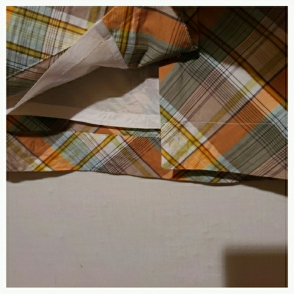 Fossil Vintage Skirt Plaid Button Front Belt Loop - Picture 6 of 8